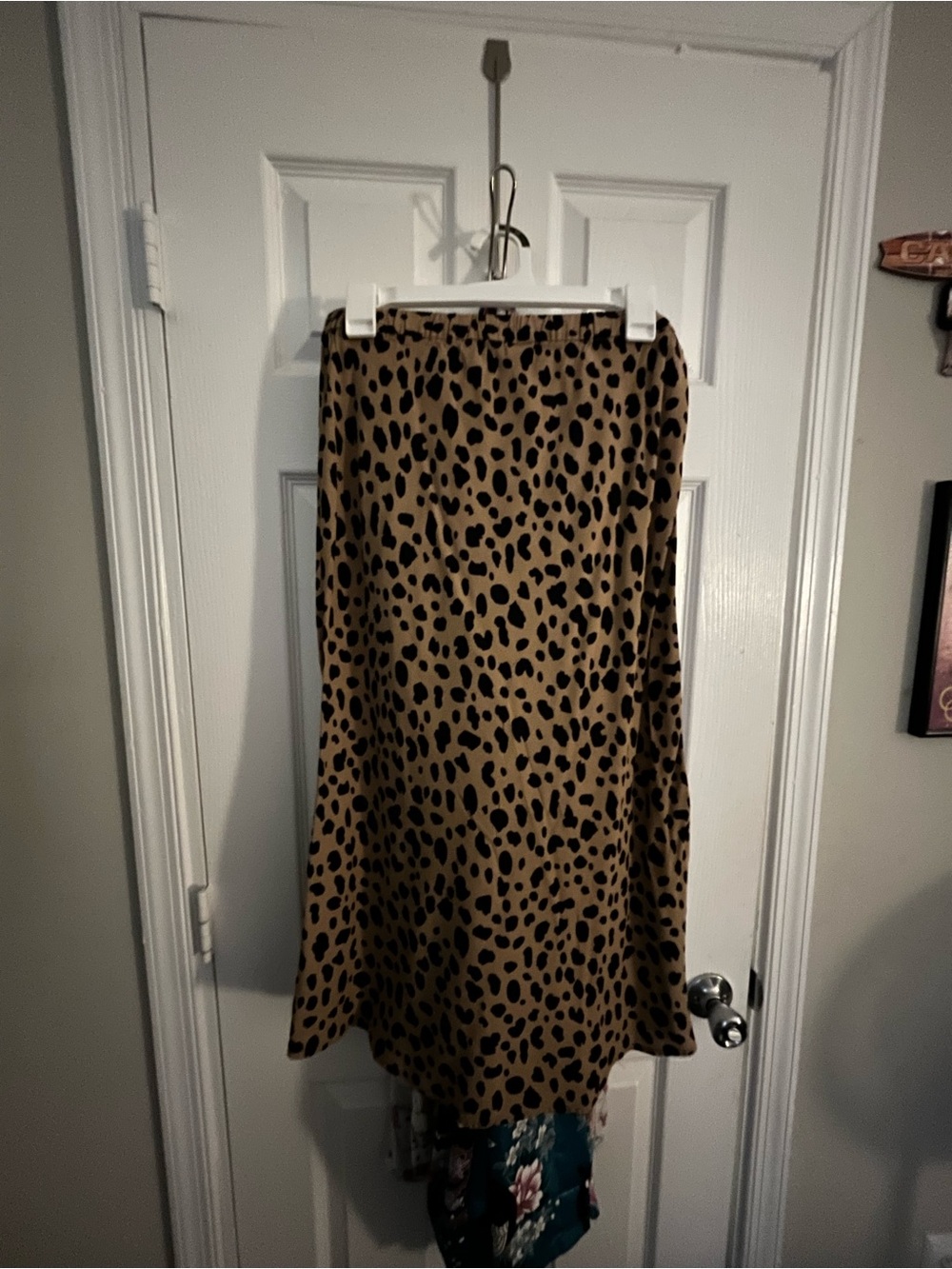 GAP Leopard-Print Midi Skirt - Tan & Black